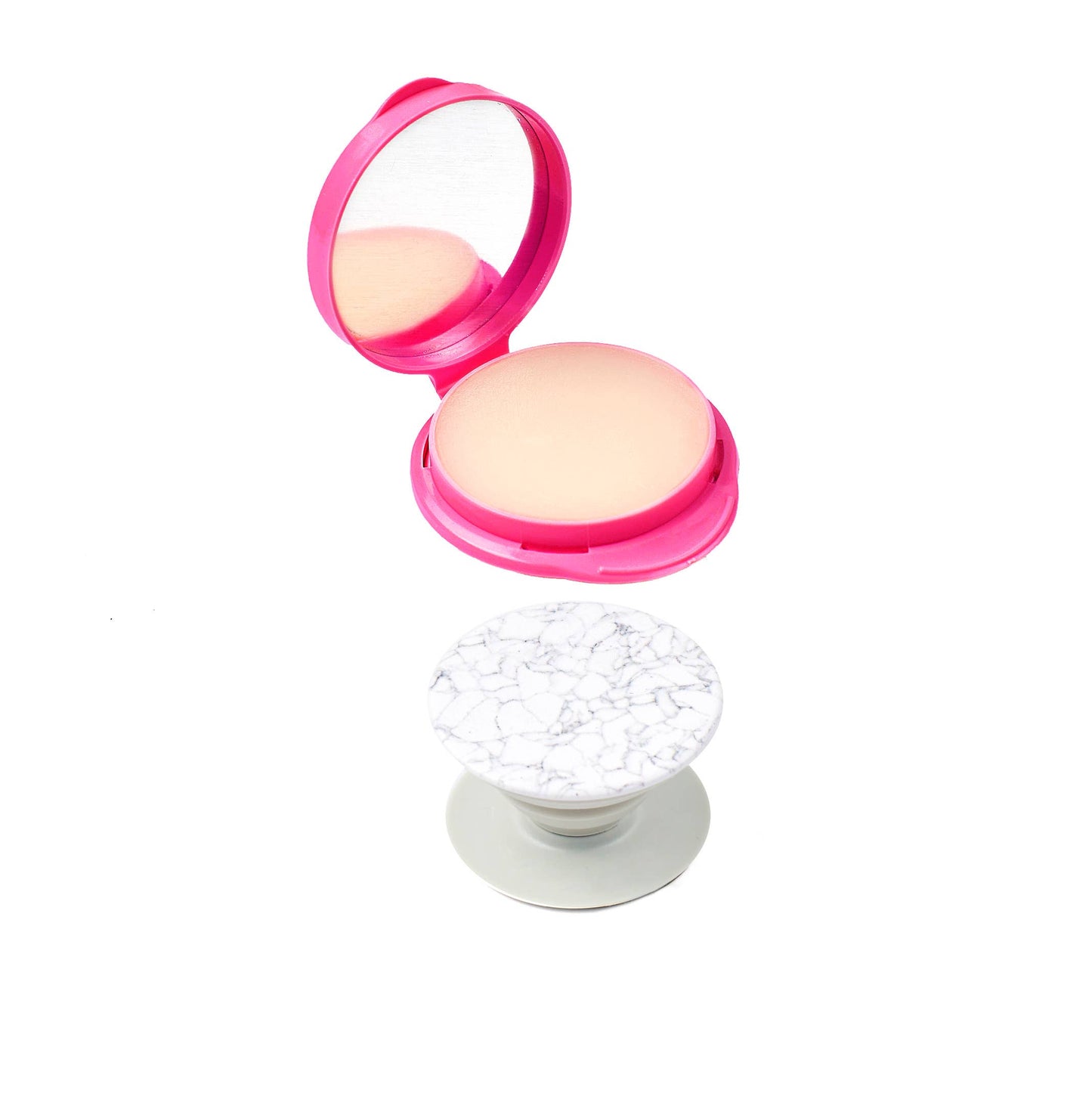 Happy Lips –Lip Balm w/Mirror, Attach Anywhere! Watermelon