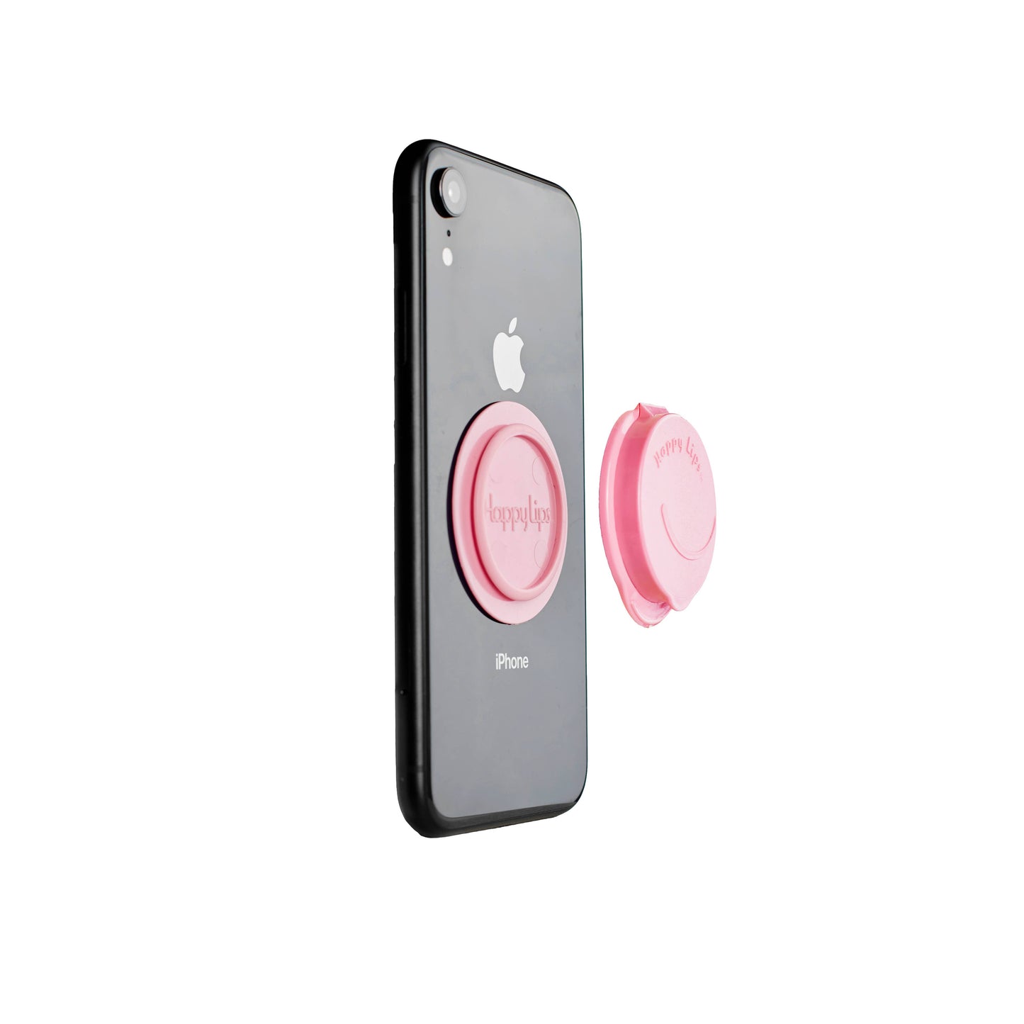 Happy Lips –Lip Balm w/Mirror, Attach Anywhere! Cotton Candy